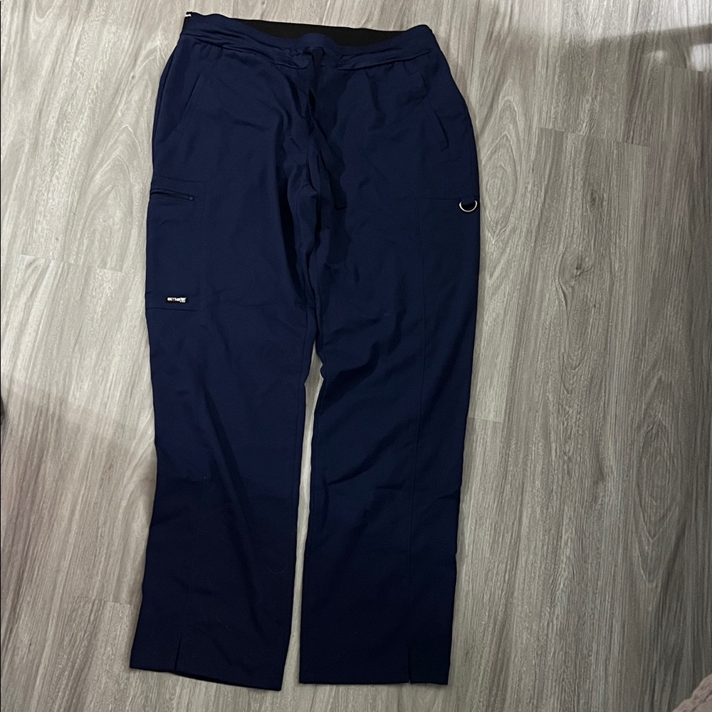 Grey's Anatomy Cargo Scrub Pants in Navy Blue